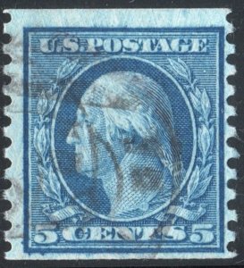 SC#496 5¢ Washington Coil Single (1919) Used