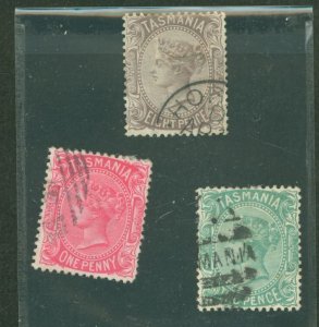 Tasmania #60-62 Used