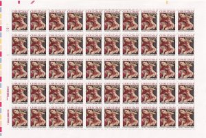 Scott #2427 Christmas Madonna & Child (Carracci) Full Sheet of 50 Stamps - MNH