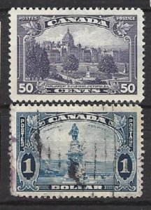 Canada #226-7 Used and Unused VF