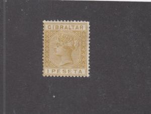 GIBRALTAR # 36 MH QUEEN VICTORIA 1 PESTA CAT VALUE $92.50