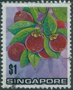 Singapore 1973 SG221 $1 Mangosteen FU