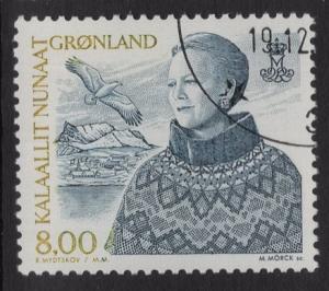 Greenland  #372   2000  used  Queen Margrethe   8k