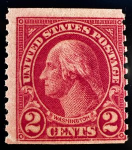 US Scott #599A Carmine M OG NH F