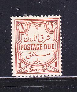 Jordan J36 MHR Postage Due Stamp