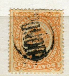 COLOMBIA; 1886 early Nunez issue fine used 10c. value + Postmark
