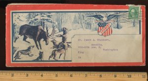 408 Schermack Used on A.B. Shubert American Raw Furs Illustrated Mailer L1532J
