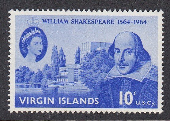 Virgin Islands 143 Shakespeare mnh