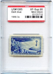 US SCOTT #1085 MINT-XF-SUP-OG-NH GRADED 95 PSE ENCAPSULATED SMQ $30 (7/30/24 GP)