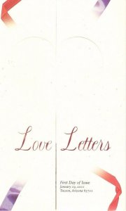 USPS 1st Day of Issue Ceremony Program #3496 Love Letters Literature  FDOI 2001