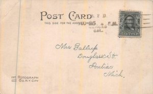 USA SCOTT #300 STAMP MERCED CALIFORNIA RFD TYPE 2F CANCEL POSTCARD (c. 1906)