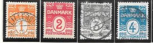 Denmark  #85-88 (U&M) CV $5.05