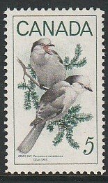 1968 Canada - Sc 478 - MNH VF - 1 single - Birds - Gray Jays