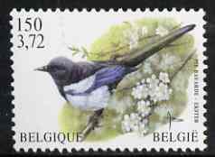 Belgium 2000-01 Birds #4 Magpie 150f/3.72 Euro dual curre...