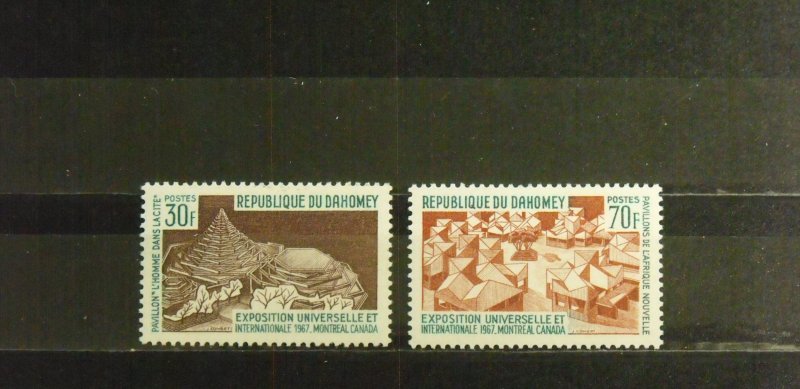 9131   Dahomey   MH # 235, 236            CV$ 2.20