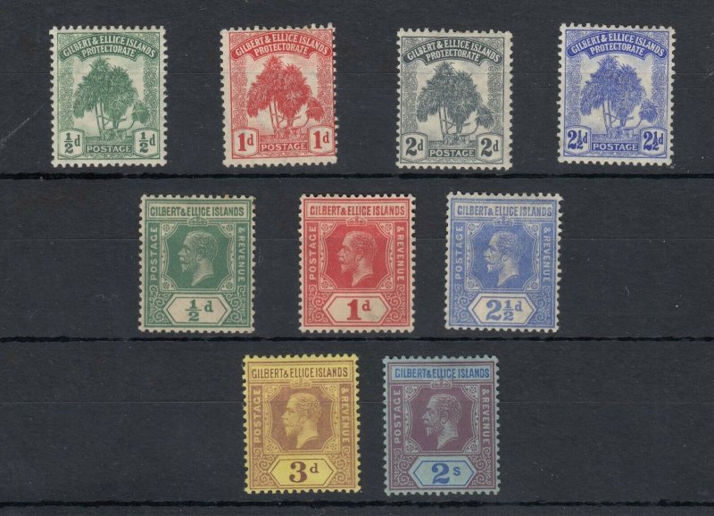 Gilbert & Ellice Islands QV/KGV Collection To 2/- SG8/21 J6773