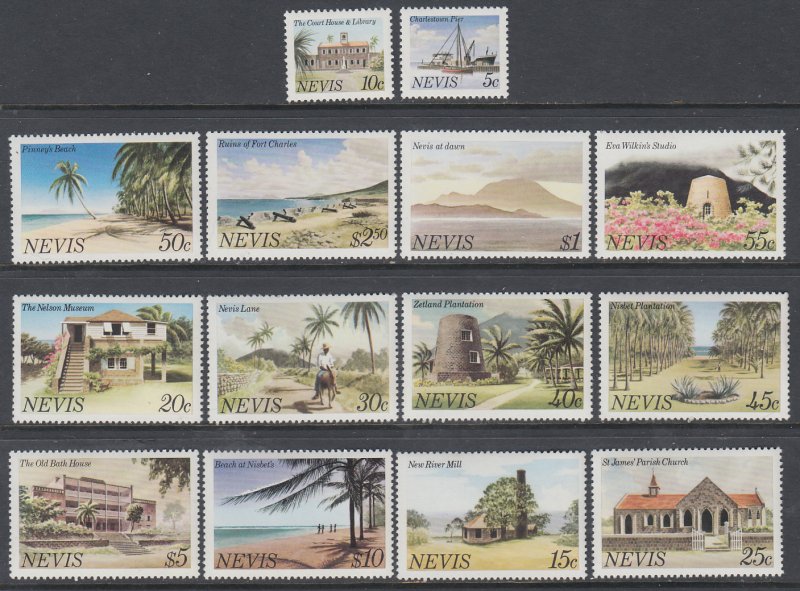 Nevis 121-134 MNH VF