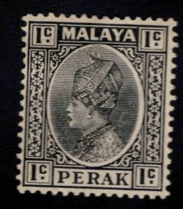 MALAYA Perak Scott 69 MH* Sultan Iskandar stamp