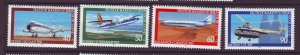 J24378 JLstamps 1980 germany berlin set mnh #9nb164-7 airplanes