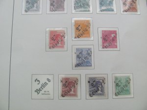 GERMANY SBZ 1948-49 MNH/USED COLLECTION ON PAGES 1525 EUROS FANTASTIC START(196)