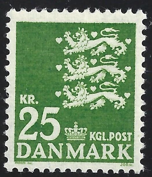 1962 Denmark - No. 410 MLH/*