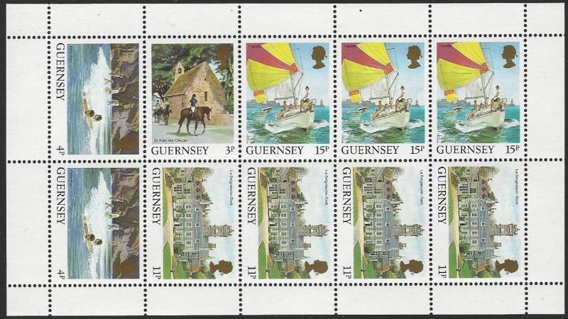 Guernsey #296a  MNH Mini-sheet of 10