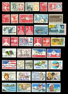 Scott C60-C129 6c-45c 38 Differrent Airmails All Used F-VF