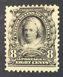 MOMEN: US STAMPS #306 MINT OG H LOT #47795