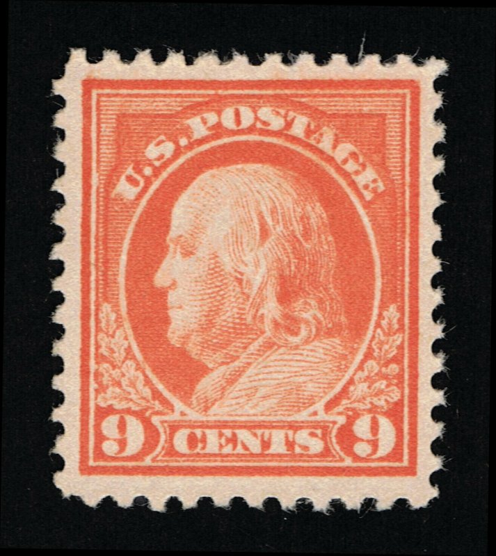 GENUINE SCOTT #509 VF MINT OG NH 1917-19 SALMON RED PERF-11 FLAT PLATE PRINT