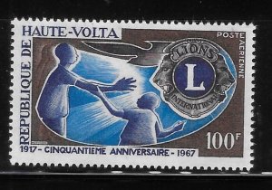 Upper Volta 1967 50th anniversary of Lions Intl Sc C34 MNH A2123