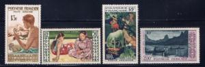 French Polynesia C24-27 1958 Air Mail set 