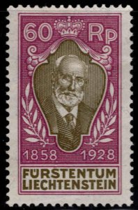 Liechtenstein Scott 88 MH* 1928 Prince Johann stamp CV $70