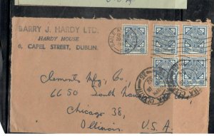 IRELAND (P0507B)  1962  3D  COVER   TO USA 