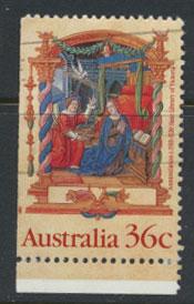 SG 1225  SC# 1159 Used  from booklet left (bottom) margin imperf  - Christmas 