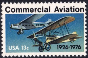 SC#1684 13¢ Commercial Aviation (1976) MNH