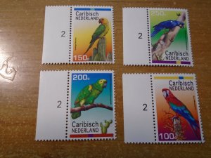 Netherlands  Caribish  #  27-30   MNH  Birds