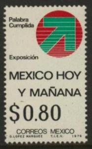 Mexico #1148 F-VF Mint NH ** Today and Tomorrow Exhibition