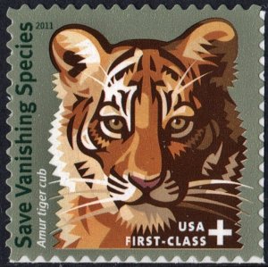 SC#B4 (55¢ + 10¢) Save Vanishing Species Single (2011) SA