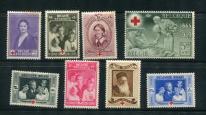 Belgium #B233-40 MNH