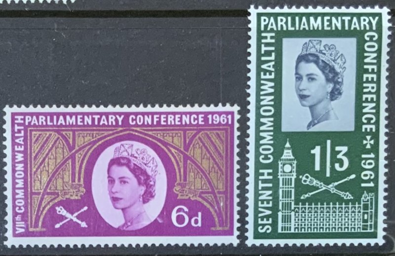 GB  1961 PARLIAMENT SET SG629/630  UNMOUNTED MINT