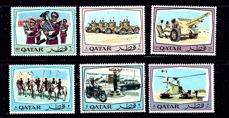 Qatar 172-77 MH 1969 Military