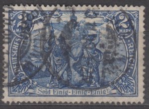 Germany Scott #93b 1905 Used - 26x17 holes
