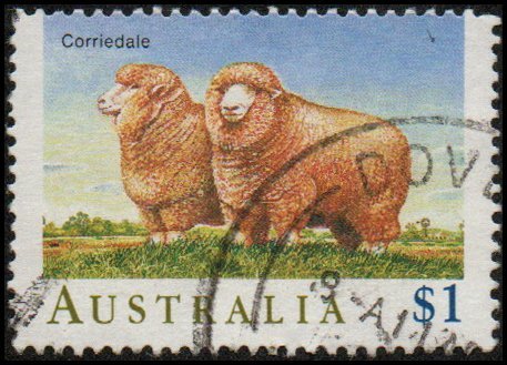 Australia 1139 - Used - $1 Corriedale Sheep (1989) (cv $1.65)