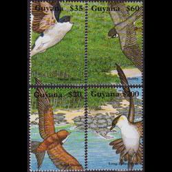 GUYANA 1995 - Scott# 2991a-d Birds Set of 4 NH