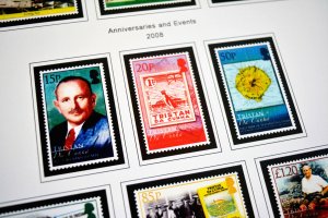 COLOR PRINTED TRISTAN DA CUNHA 1952-2010 STAMP ALBUM PAGES (139 illustr. pages)