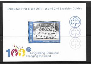 BERMUDA SGMS1060 2010 GIRLGUIDING MNH 