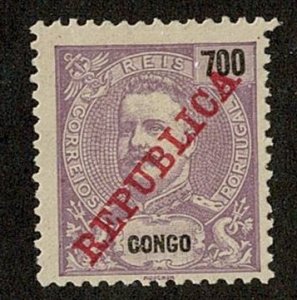 Portuguese Congo #74 MH 700r king