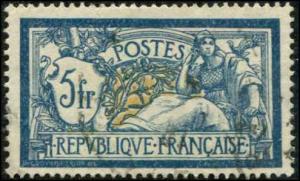 France SC# 130 iberty & Peace 5.00ƒ  light cancel