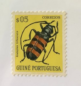 Portuguese Guinea 1953 Scott 281 MNH - 5c, Insects, Beetles