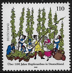 Germany #2008 MNH Stamp - Cultivation of Hops